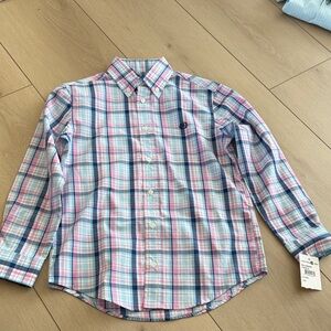 Lauren by Ralph Lauren, Plaid Button Down, 10 Boys, NWT
